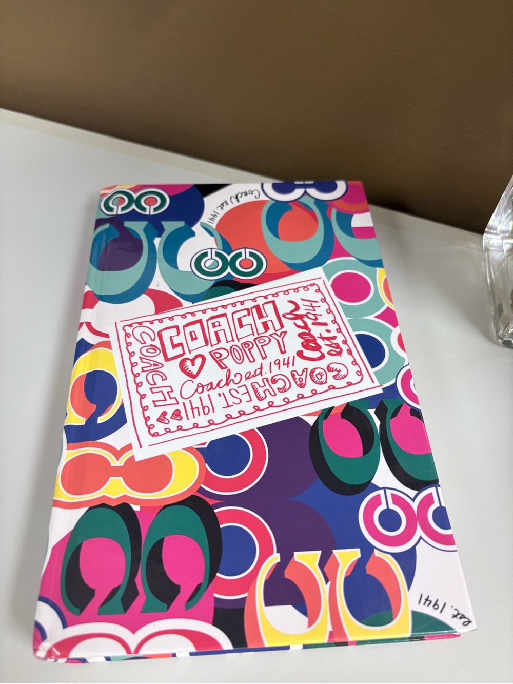 Coach Multicolor Pop Art Poppy Notebook/Journal - LNC